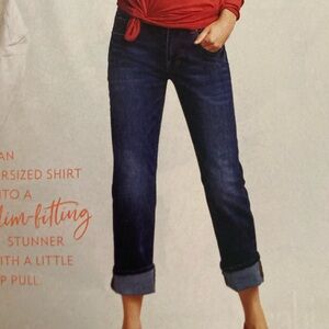 Cabi size 16 true boyfriend jeans